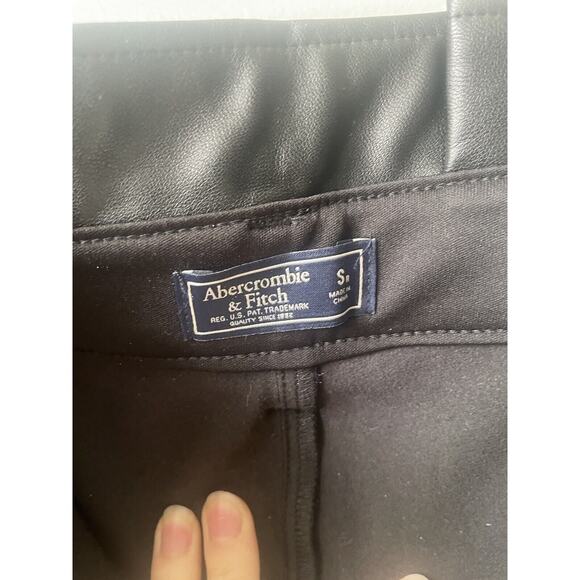 Abercrombie + Fitch Faux Leather Paper Bag Waist Pant Size Small - Picture 8 of 14